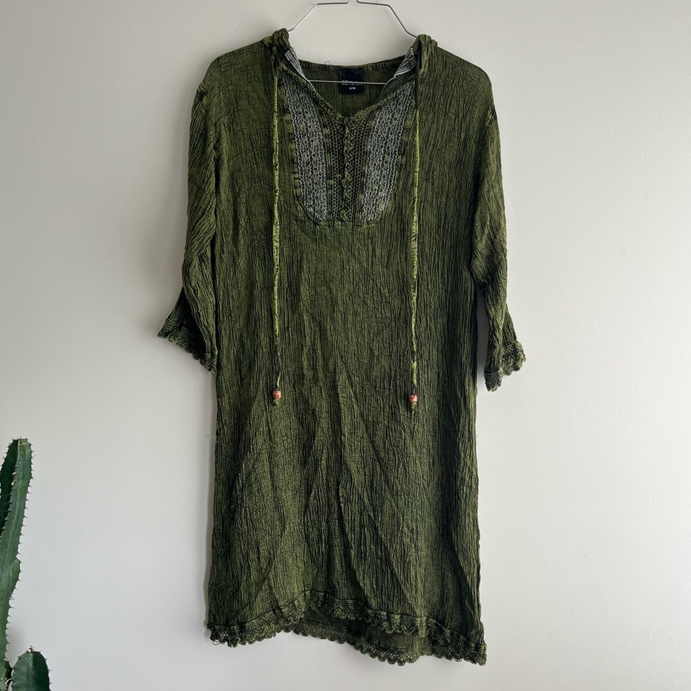 Vintage Hooded Dress